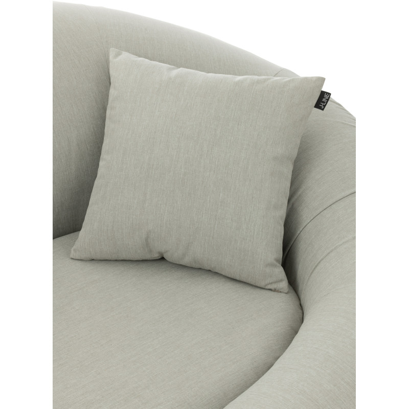 Coussin d'extérieur Carré 50x50 en Polypropylène Gris Luciano - 4