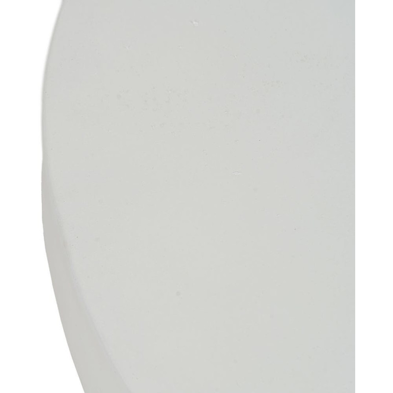 Table basse minimaliste Ronde en Magnésium Fibre de verre Blanc Noir Janira - 3