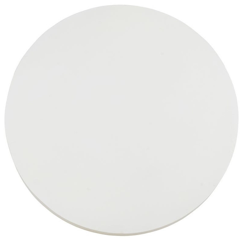 Table basse minimaliste Ronde en Magnésium Fibre de verre Blanc Noir Janira - 5