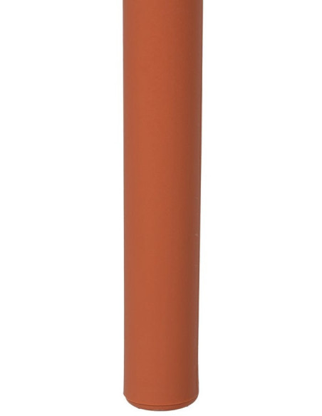 Fauteuil de table extérieur moderne en Polypropylène Terracotta Estia (Lot de 2) - 10