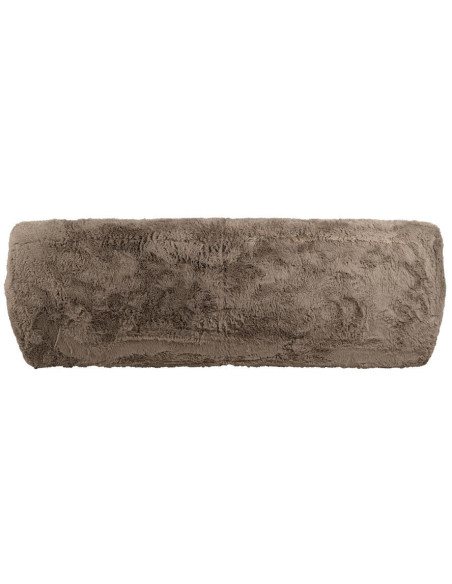 Canapé original Bouclette 3 places en Tissu Taupe Bouclé Bois MDF Unai - 4