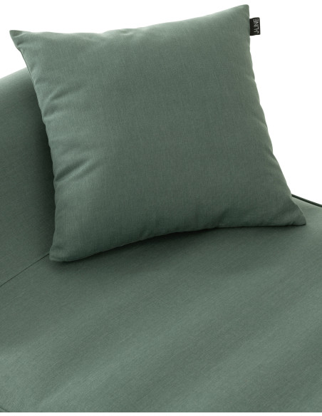 Coussin d'extérieur Carré 50x50 en Polypropylène Vert Luciano - 3