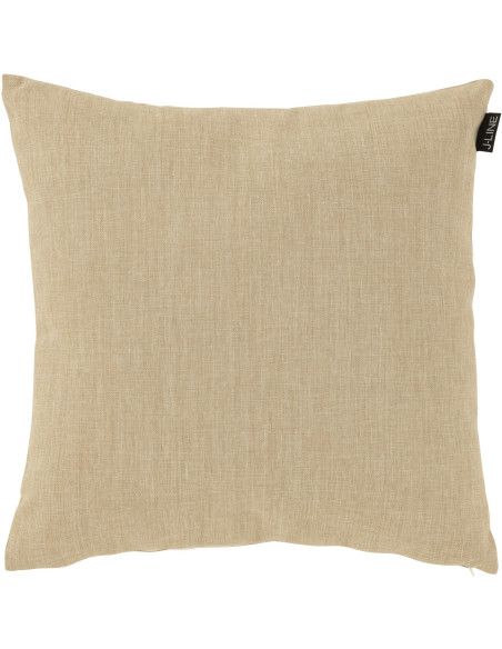 Coussin d'extérieur Carré 50x50 en Polypropylène Beige Luciano - 1