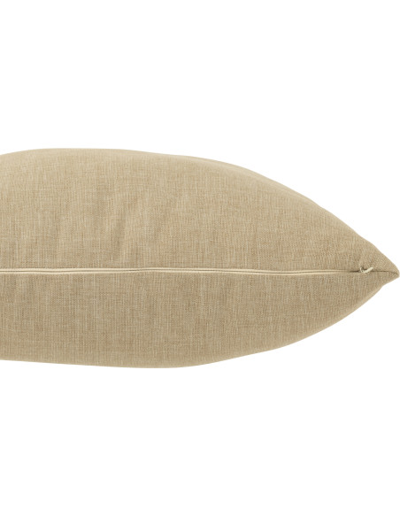 Coussin d'extérieur Carré 50x50 en Polypropylène Beige Luciano - 2