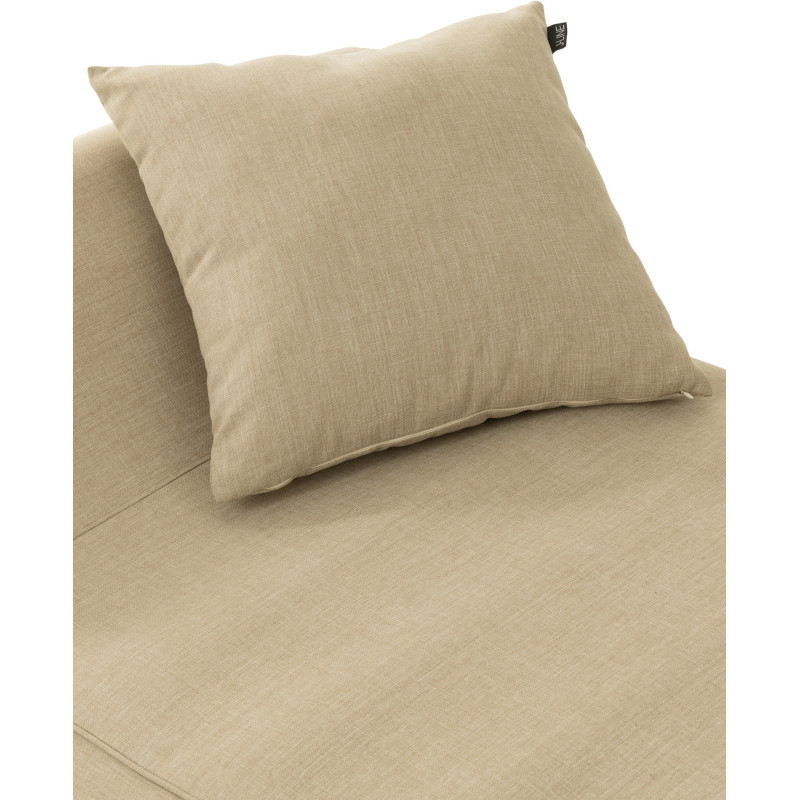 Coussin d'extérieur Carré 50x50 en Polypropylène Beige Luciano - 3