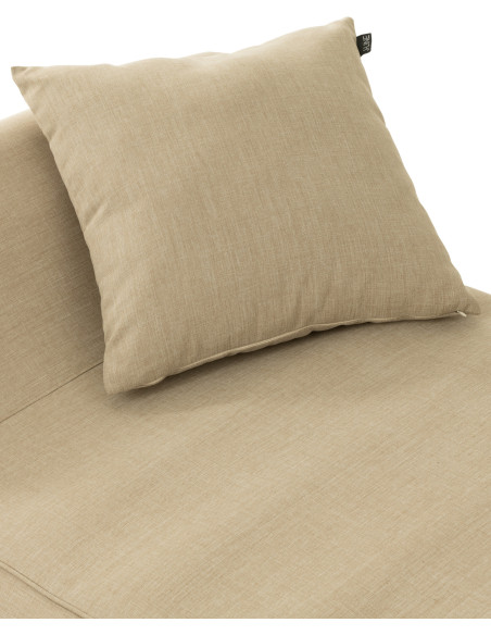 Coussin d'extérieur Carré 50x50 en Polypropylène Beige Luciano - 3
