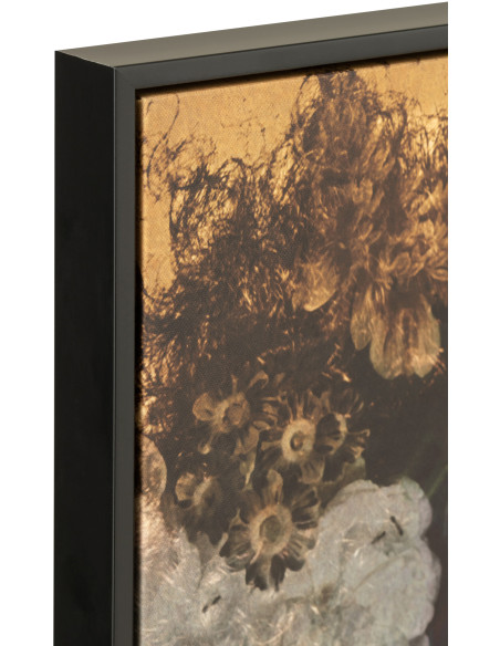 Toile imprimée et peinte XL Rectangulaire Femme avec fleurs Abbey 80x120 - 3