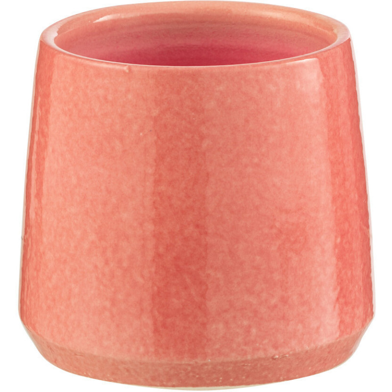 Cache-pot Rond Diamètre 14 cm en Céramique Rose Valino - 1