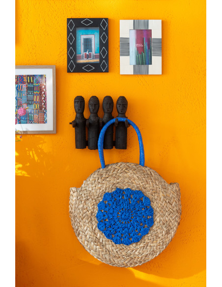 Cadre photo Ruit en Résine Noir Blanc Motif losanges pour photo 10x15 cm - 4