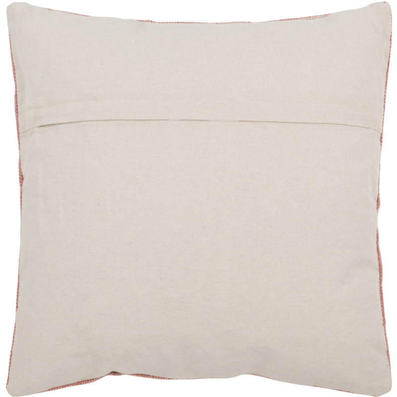 Coussin Carré 45x45 en Coton Pêche Motif ethnique Zulorin - 3