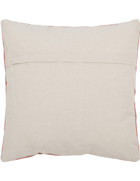 Coussin Carré 45x45 en Coton Pêche Motif ethnique Zulorin - 3