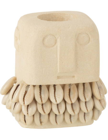 Photophore Original Ethnique en Pierre Naturel Essenso - 1