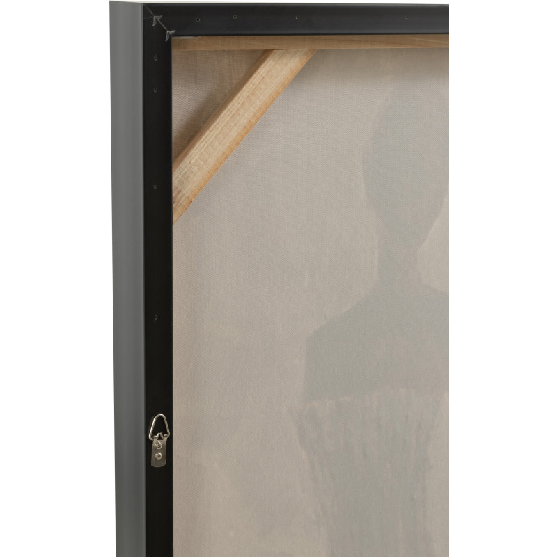 Toile imprimée et peinte XL Carrée 3 femmes africaines 120x120 Nedda - 3