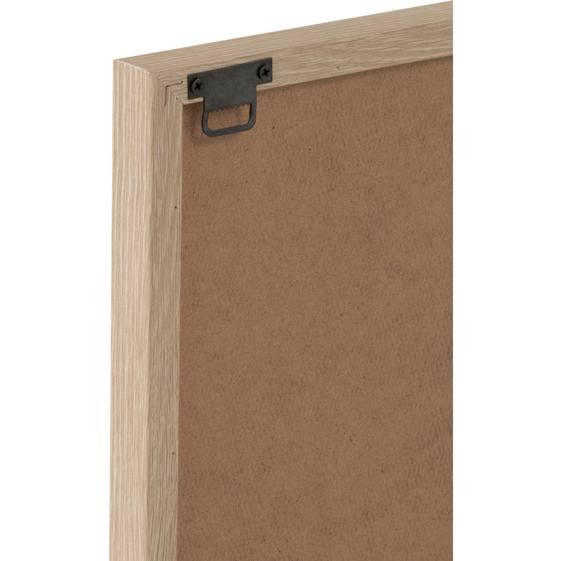 Tableau murale Rectangulaire Motifs abstraits 40x60 en Papier mâché Blanc Beige Aimee (Lot de 2) - 4