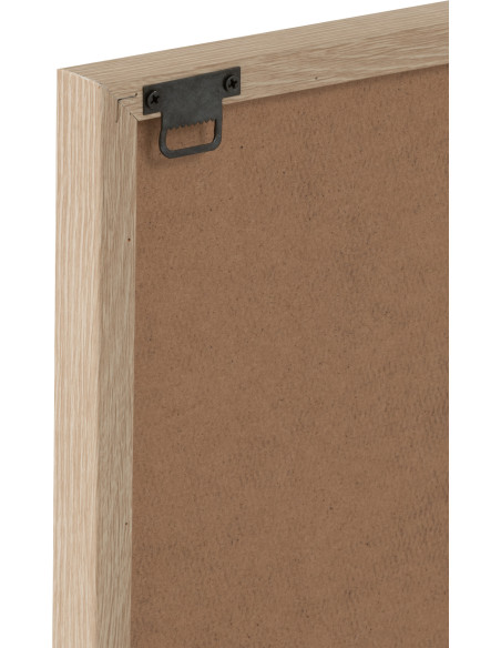 Tableau murale Rectangulaire Motifs abstraits 40x60 en Papier mâché Blanc Beige Aimee (Lot de 2) - 4