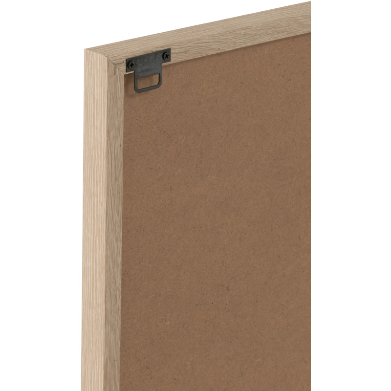 Tableau murale Rectangulaire Motifs abstraits 45x60 en Papier mâché Blanc Vanny (Lot de 2) - 4