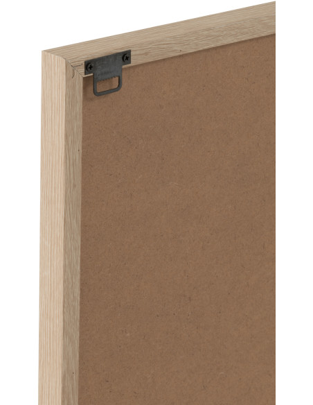 Tableau murale Rectangulaire Motifs abstraits 45x60 en Papier mâché Blanc Vanny (Lot de 2) - 4