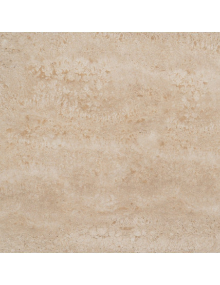 Table basse moderne chic Ovale en Pierre frittée Bois MDF Papier Beige Hania - 2