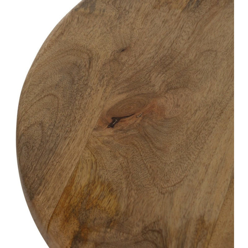 Table d'appoint moderne Table d'appoint moderne 50 cm en Bois de manguier Miel Gala - 3