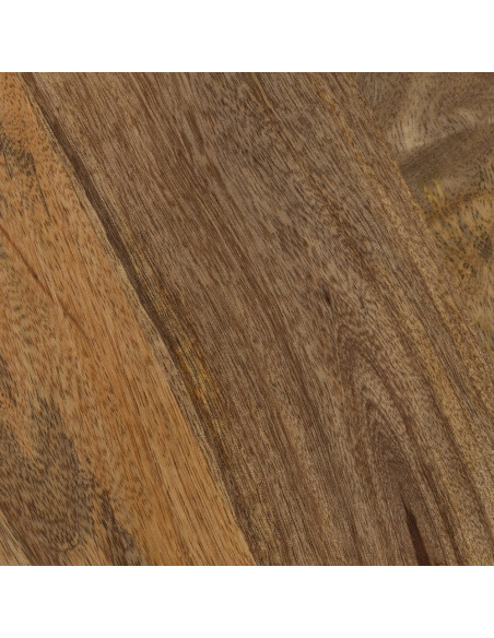 Table d'appoint moderne Table d'appoint moderne 50 cm en Bois de manguier Miel Gala - 4