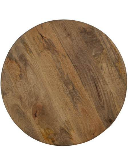Table d'appoint moderne Table d'appoint moderne 50 cm en Bois de manguier Miel Gala - 7
