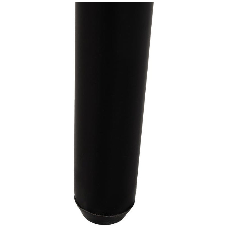 Fauteuil de table moderne en Tissu Blanc crème Métal Noir Mateo (Lot de 2) - 10