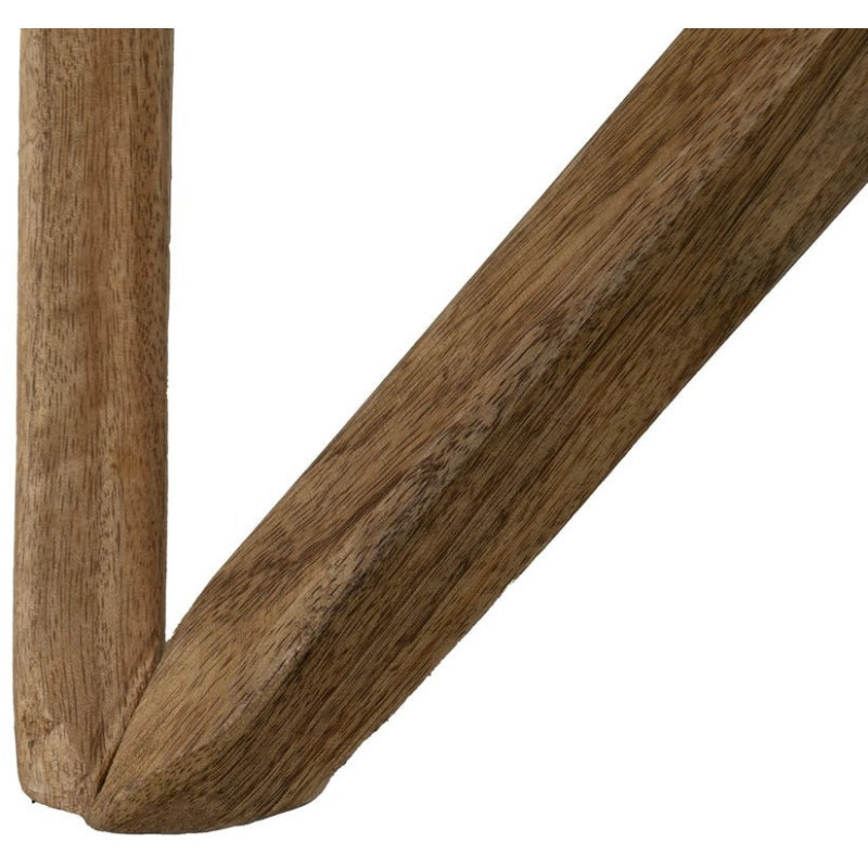 Table d'appoint moderne Ronde 60 cm en Bois de manguier Miel Gala - 8