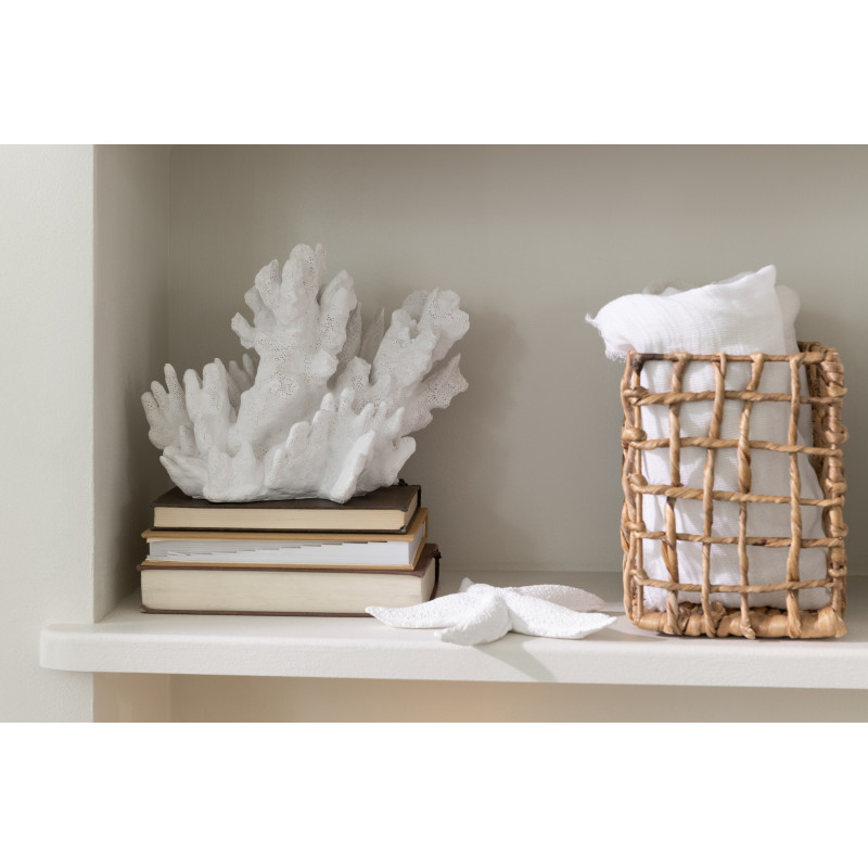 Objet déco à poser Étoile de mer 20 cm en Résine Blanc Zora - 2