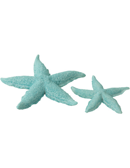 Objet déco à poser Étoile de mer 30 cm en Résine Azur Zora - 2