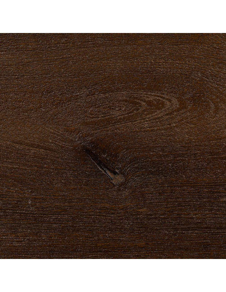 Table à manger moderne Ovale 8 personnes en Bois de manguier Marron Zora - 3