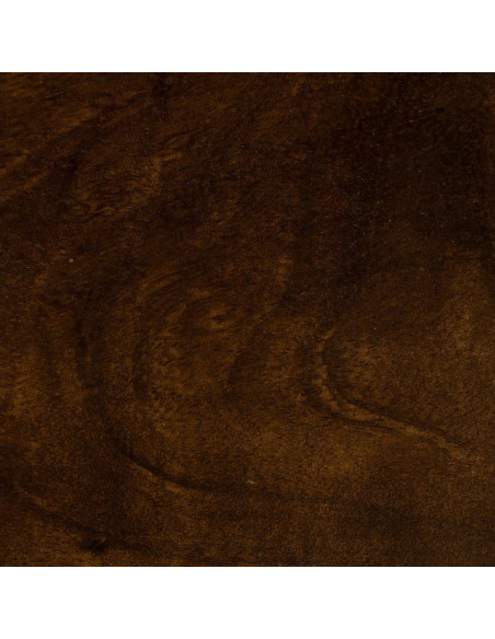 Meuble télé moderne 2 tiroirs 1 étagère en Bois de manguier Marron foncé Kurt - 9