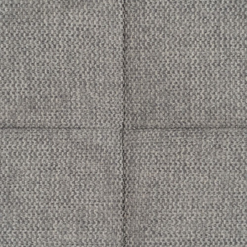 Grande Tête de lit capitonnée 2 places 190x100 en Tissu Gris Bois MDF Lira - 4