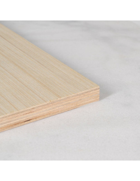 Plateau de table bistrot rond 80 cm en Marbre Blanc Bois MDF Parisiano - 6