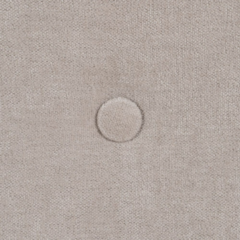 Tête de lit capitonnée 2 places 165x125 en Tissu Blanc crème Bois MDF Brisa - 4