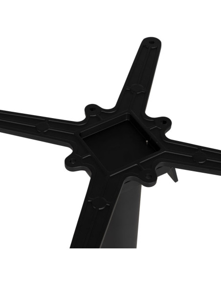 Pied de table bistrot pliant en Métal Noir Parisiano - 4