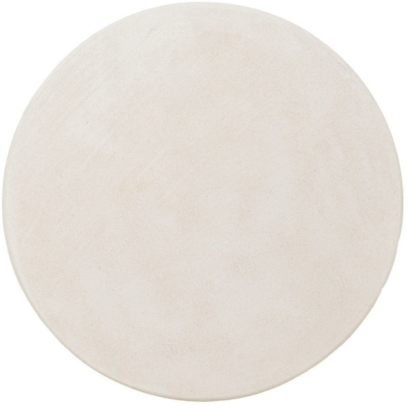 Table d'appoint minimaliste Ronde en Bois MDF Blanc Wilma - 5