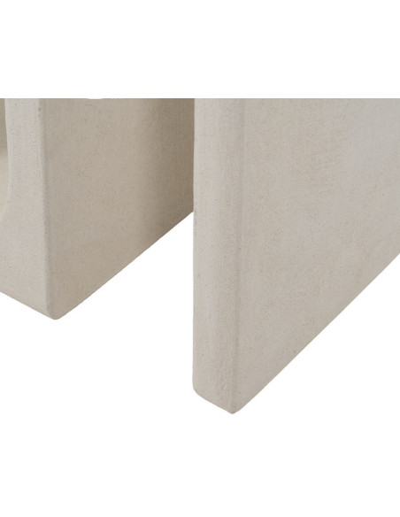 Table d'appoint minimaliste Carré 1 niche en Bois MDF Blanc Wilma - 7