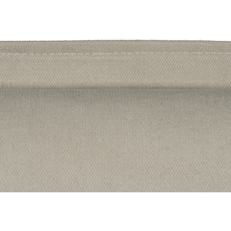 Grande Tête de lit moderne 2 places 190x100 en Tissu Beige Bois MDF Saria - 5
