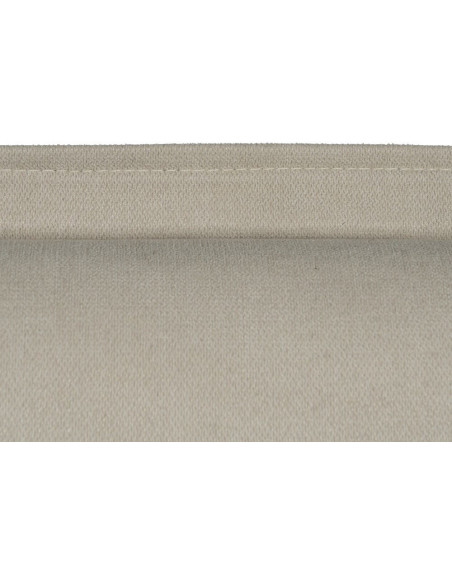 Grande Tête de lit moderne 2 places 190x100 en Tissu Beige Bois MDF Saria - 5