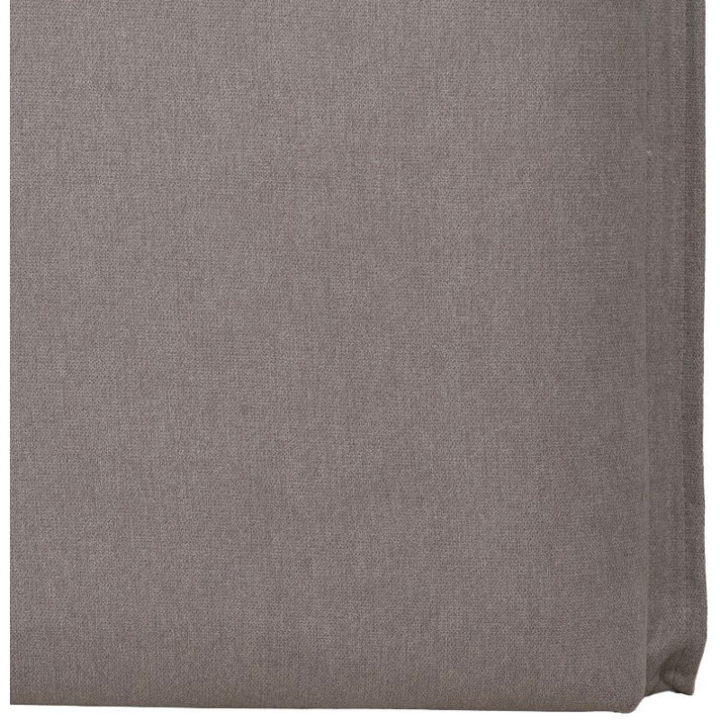 Tête de lit moderne 2 places 160x100 en Tissu Taupe vieilli Bois MDF Saria - 5