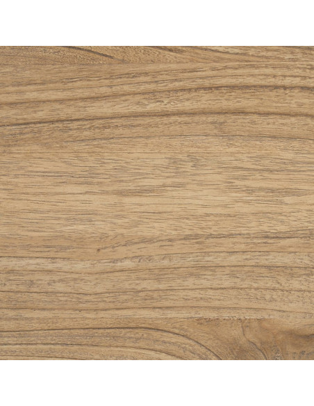 Chevet moderne 3 tiroirs en Bois de mindi Naturel Elio - 8
