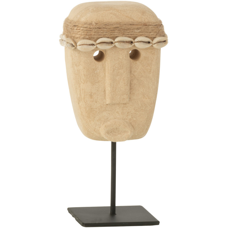 Décoration sur pied Personnage abstrait Hauteur 20 cm en Pierre Coquillage Naturel Alfredo - 1