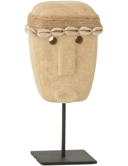 Décoration sur pied Personnage abstrait Hauteur 20 cm en Pierre Coquillage Naturel Alfredo - 1