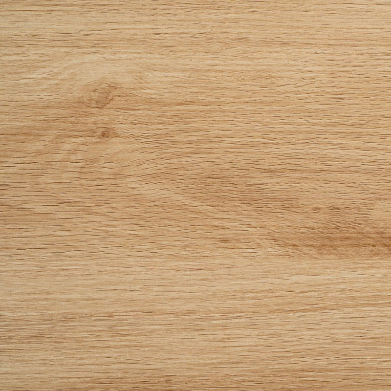 Table à manger extensible Rectangulaire 6 personnes en Bois MDF Naturel Métal Noir Alina - 4