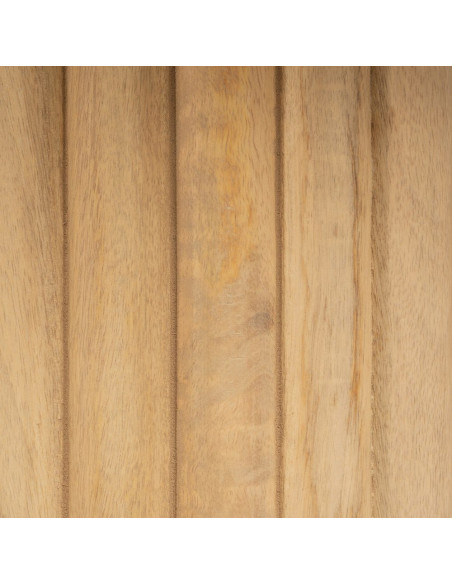 Table basse moderne Ovale en Bois de manguier Naturel Montmartre - 5