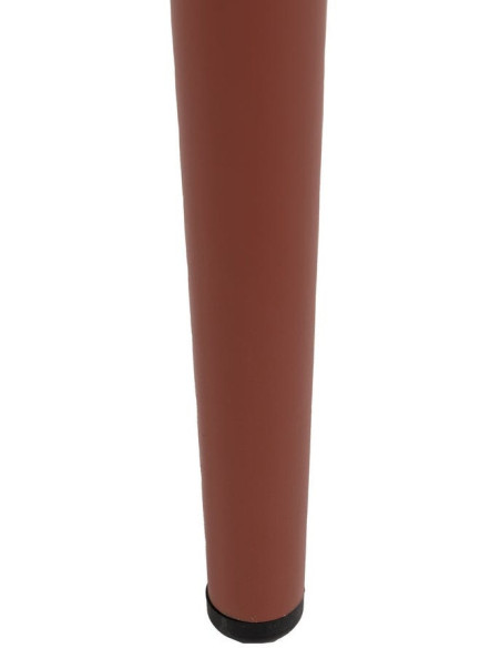 Fauteuil de table extérieur moderne en Rotin polyéthylène Tressé Métal Terracotta Dario (Lot de 2) - 12