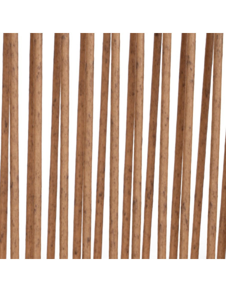 Fauteuil de table extérieur vintage chic en Rotin polyéthylène Naturel Tressé Métal Noir Rayo (Lot de 2) - 14