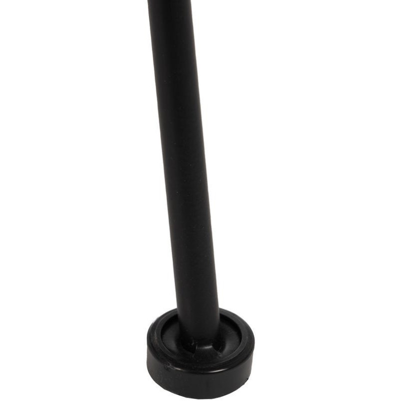 Chaise de jardin vintage chic en Rotin polyéthylène Naturel Tressé Métal Noir Tara (Lot de 2) - 11