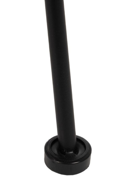 Chaise de jardin vintage chic en Rotin polyéthylène Naturel Tressé Métal Noir Tara (Lot de 2) - 11