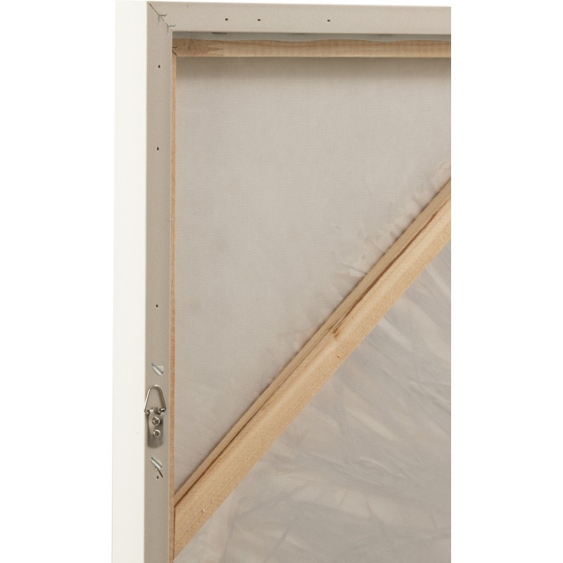 Cadre déco XL Carré Cercle en Raphia 100x100 Sharyl - 4